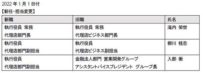 メットライフ生命の保険についてのリリース／機構改革・人事異動（役員）のお知らせ