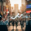 ダルトン・インベストメンツ徹底解説｜日本の現代都市で株主が集う投資シーンを表現した画像。