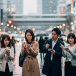 MS＆ADが来春、自動車保険を6％、火災保険を5％値上げ検討中。人々が保険料の増加について話し合う不安な状況を描写しています。