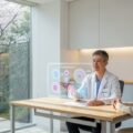 世界初のiPS細胞治療薬「アムシェプリ」が保険適用になることを象徴した医療現場のシーン。患者と医師のコミュニケーションを通じて、再生医療の希望を表現しています。