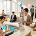 従来の健康保険証は7月31日で利用終了、8月1日以降はマイナ保険証へ移行する様子を示す。