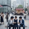 平均受給額15万円vs6万円──インフレと社会保険料が削る老後家計を公式統計で徹底解説。現代日本の生活の様子を捉えたシーン。