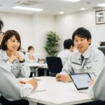 雇用保険の基本手当日額を8月1日から変更する内容を議論する現代日本のオフィスシーン。