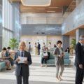 紙の健康保険証が使用不可となり医療費が10割負担となる可能性を伝える医療現場の様子。